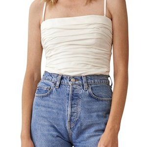 Reformation Orion Ruched Top